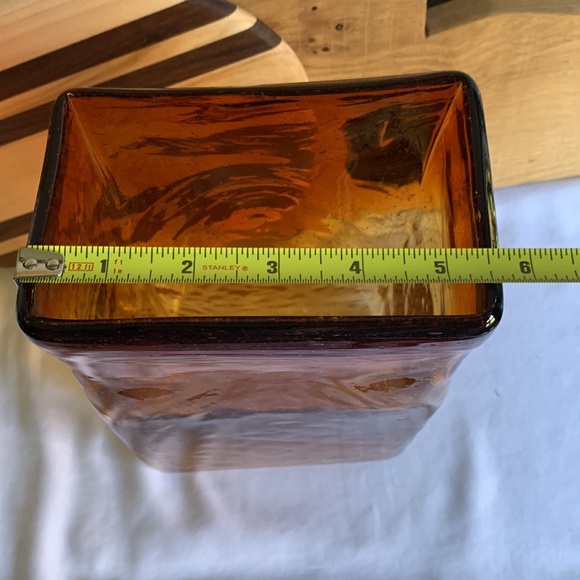 Hand Blown Seeded Glass Vase - Picture 12 of 14